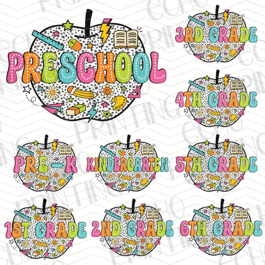 BTS 116 - GRADE LEVEL SCHOOL BOWL DESIGNS FROM PRESCHOOL TO 6TH