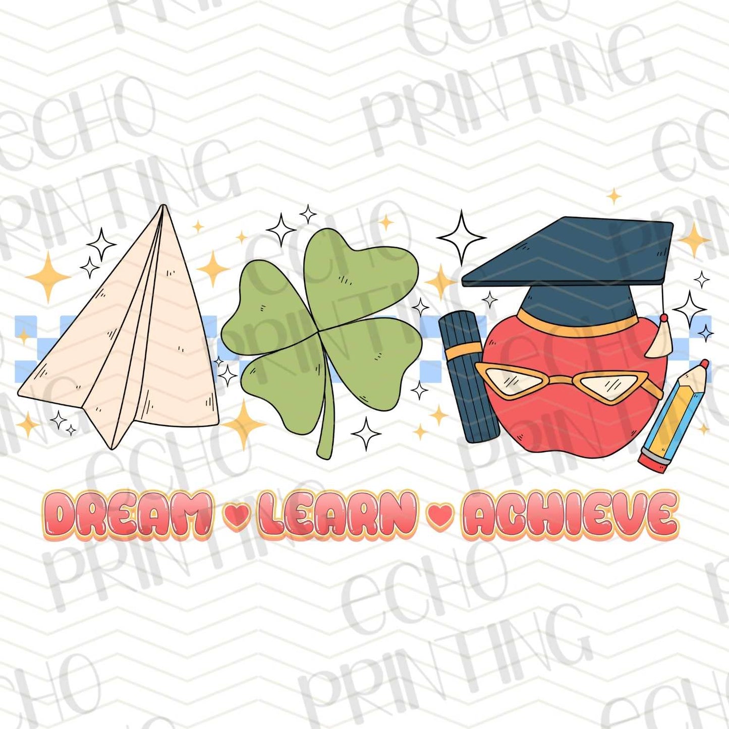BTS 12 - DREAM LEARN ACHIEVE WITH CLOVER AND HAT