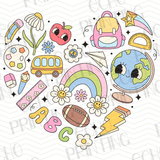 BTSG 14 - COLORFUL BACK TO SCHOOL ELEMENTS COLLAGE