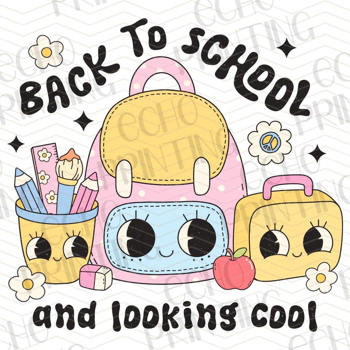 BTSG 17 - RETRO SCHOOL BAG AND SUPPLIES