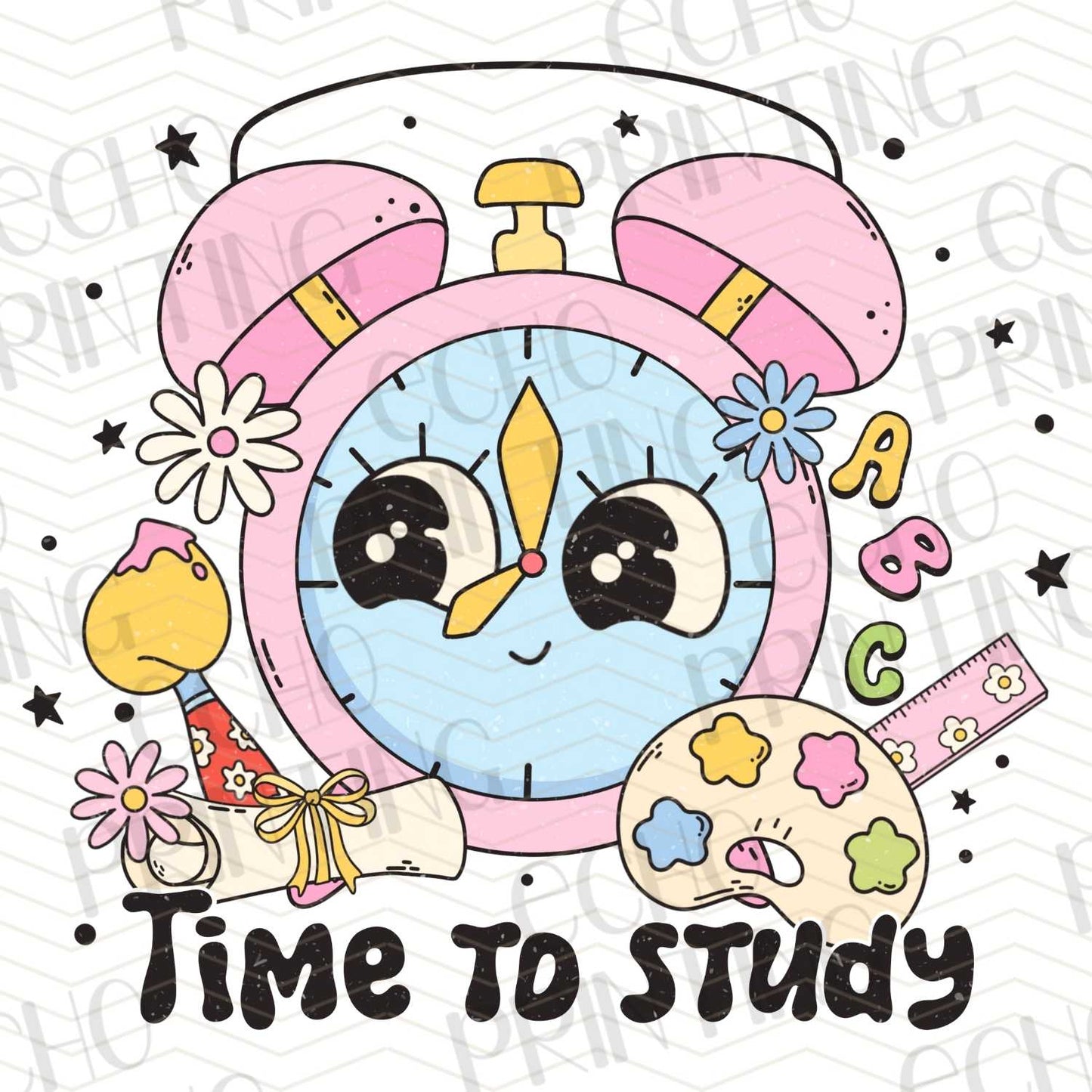 BTS 21 - TIME TO STUDY CUTE ALARM CLOCK
