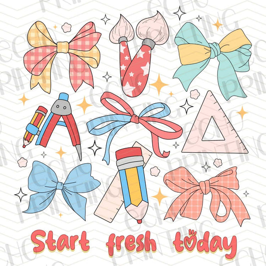 BTS 25 - START FRESH TODAY WITH SUPPLIES AND BOWS