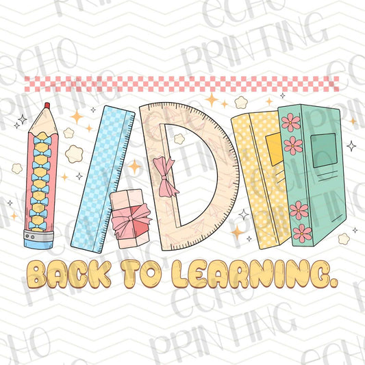 BTS 4 - BACK TO LEARNING WITH BOOKS AND RULER