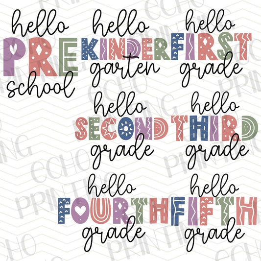 BTS 41 – HELLO FIRST DAY OF SCHOOL MULTIGRADE