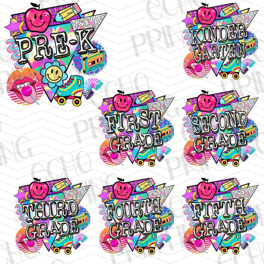 BTS 44 – COLORFUL CARTOON STYLE SCHOOL SQUAD