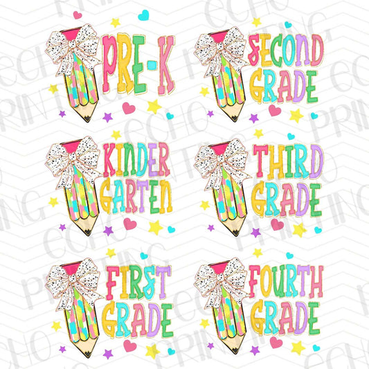 BTSG 58 – SCHOOL SUPPLY STYLE GRADE LEVEL BACK TO SCHOOL