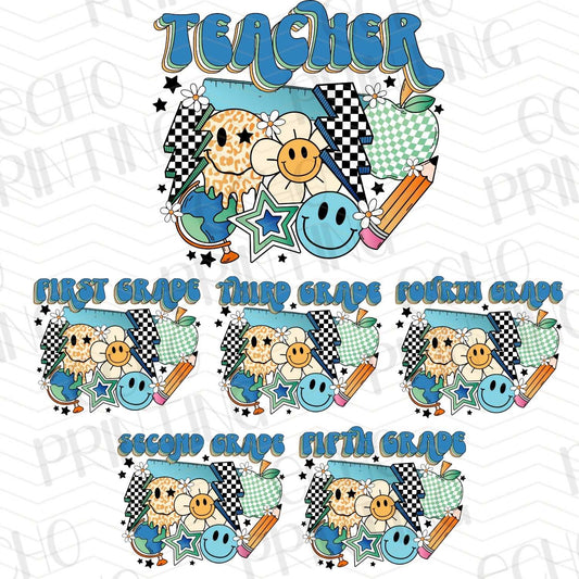 BTS 63 – TEACHER MONKEY THEME CLASSROOM GRADE LEVEL SET