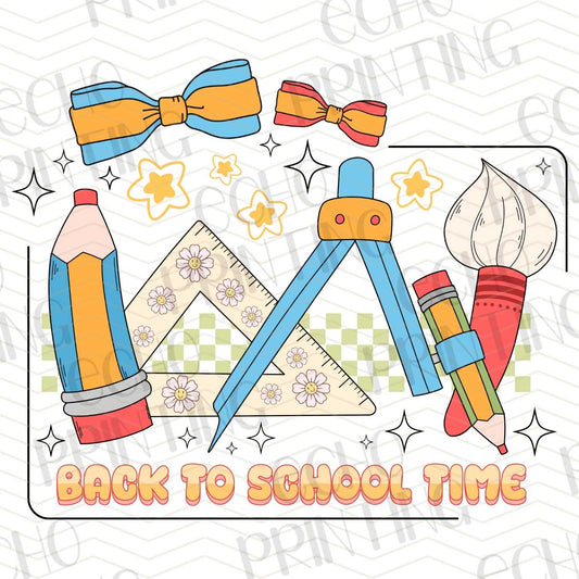 BTSG 6 - BACK TO SCHOOL TIME WITH CRAYONS AND RULERS