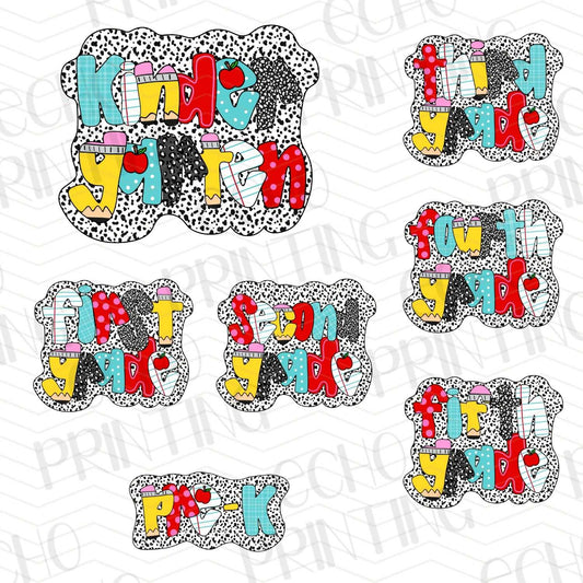 BTS 81 – KINDER TO FIFTH GRADE COLOR BLOCK SET