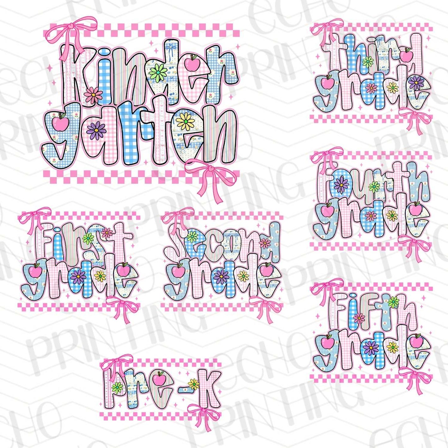 BTSG 82 – KINDERGARTEN TO SIXTH GRADE PINK STITCH SET