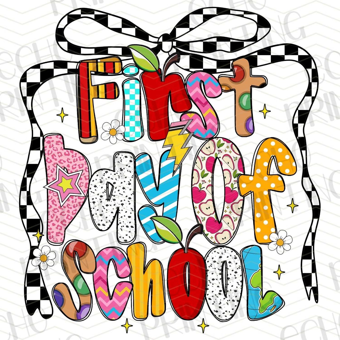 BTSG 87 - COLORFUL FIRST SCHOOL DAY WITH BIG BOW