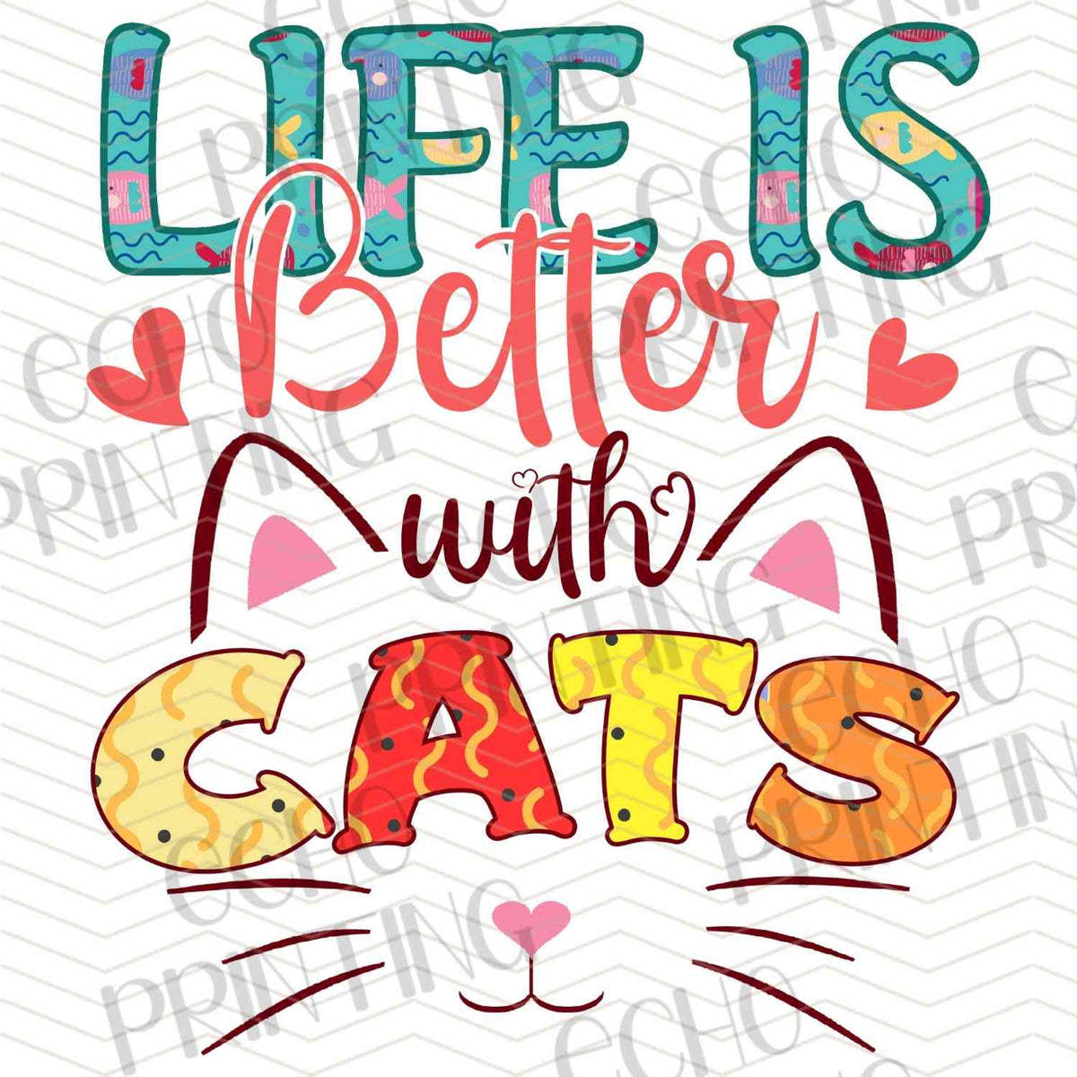 CATG 24 - LIFE IS BETTER WITH CATS