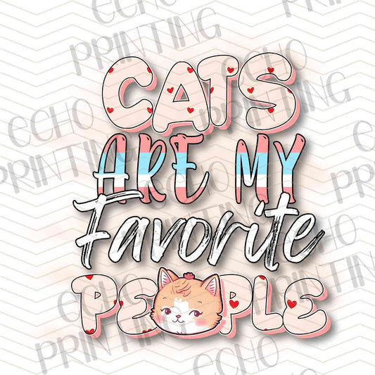 CATG 8 - CATS ARE MY FAVORITE PEOPLE