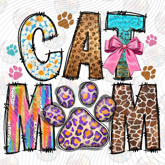 CATG 93 - CAT MOM FLORAL