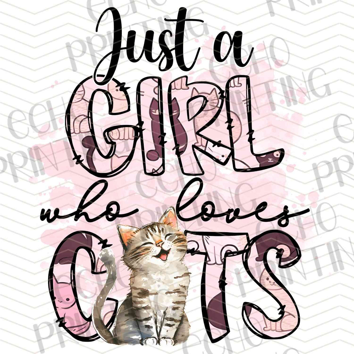 CATG 9 - JUST A GIRL WHO LOVES CATS