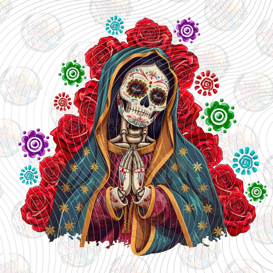 CDMG 32 - FLORAL SKELETON FIESTA ART