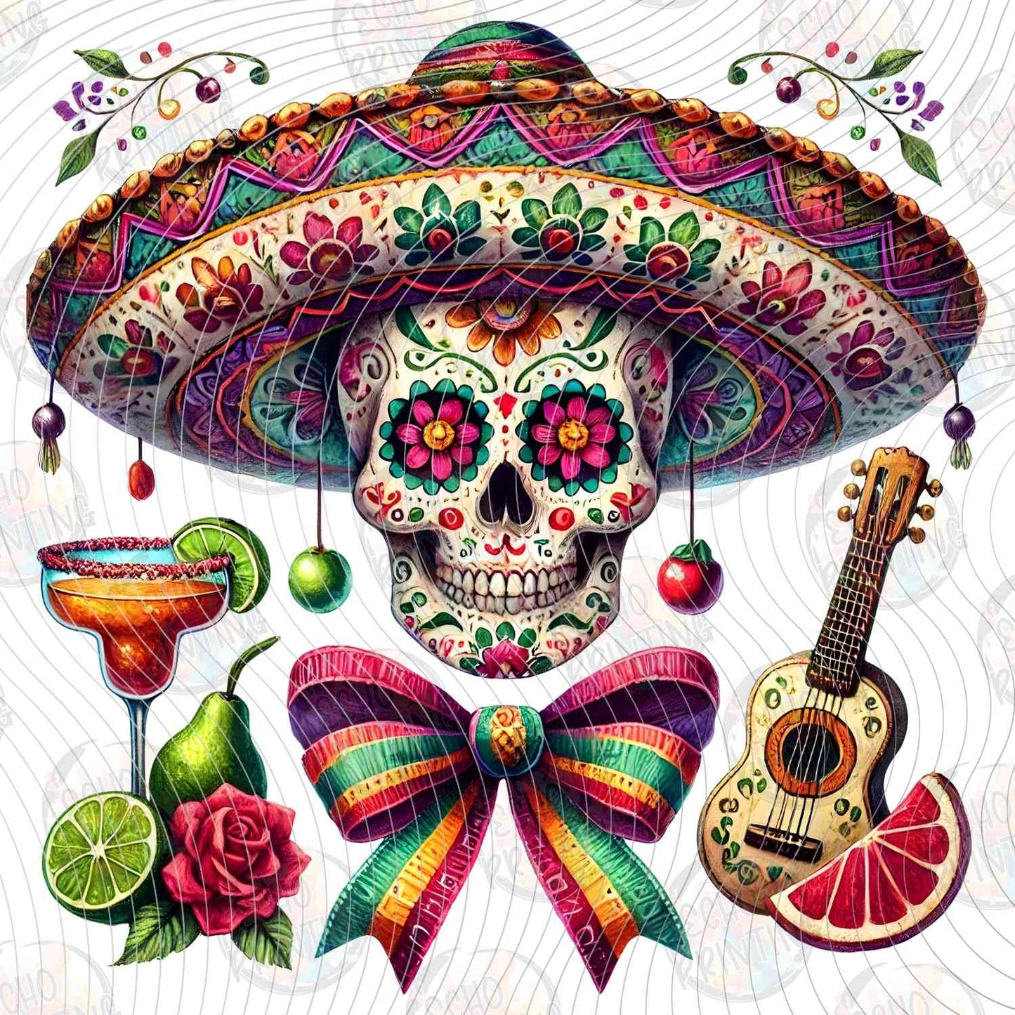 CDMG 56 - SKELETON FIESTA SOMBRERO