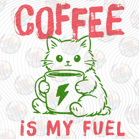 CFEG 79 - COFFEE IS MY FUEL CAT