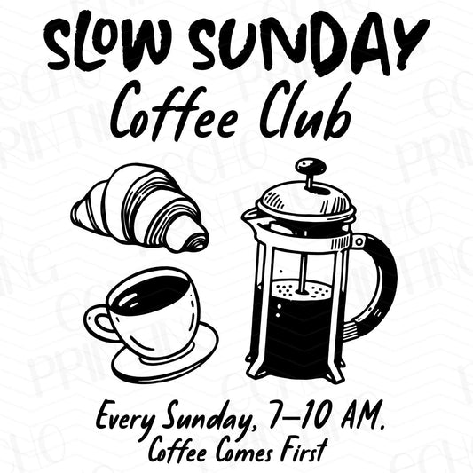 CFE 32 - SLOW SUNDAY COFFEE CLUB