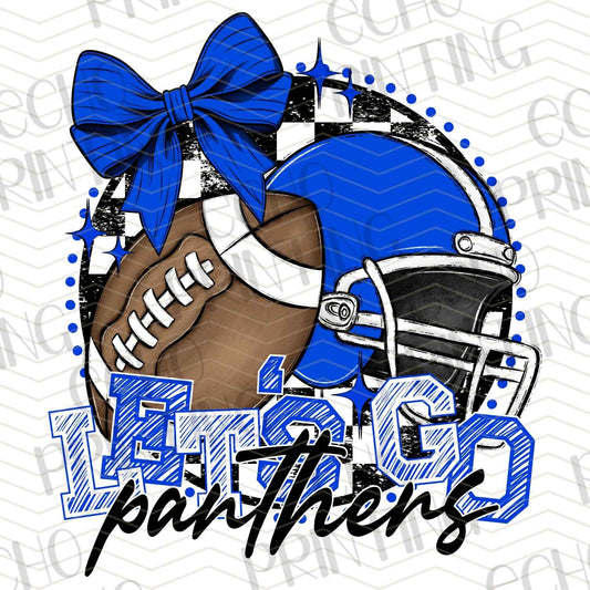 CGM 38 - BLUE FOOTBALL MOM PANTHER PRIDE