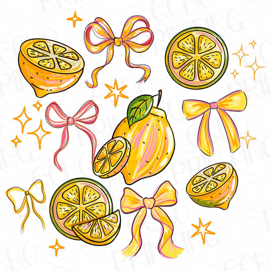 COGR 11 - LEMON FRUIT BOWS SET