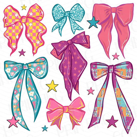 COGR 14 - BRIGHT COLORFUL BOW SET