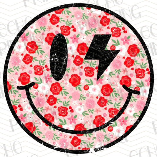 COGR 28 - RED ROSE ROCKER SMILEY