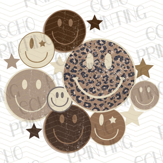 COGR 29 - MIXED BROWN NEUTRAL SMILEY FACES