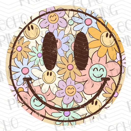 COGR 32 - PASTEL FLOWER SMILEY
