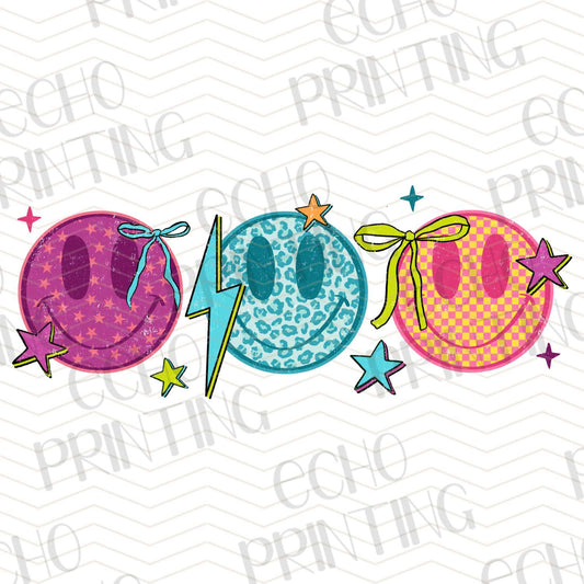 COGR 33 - THREE COLORFUL SMILEY BALLS