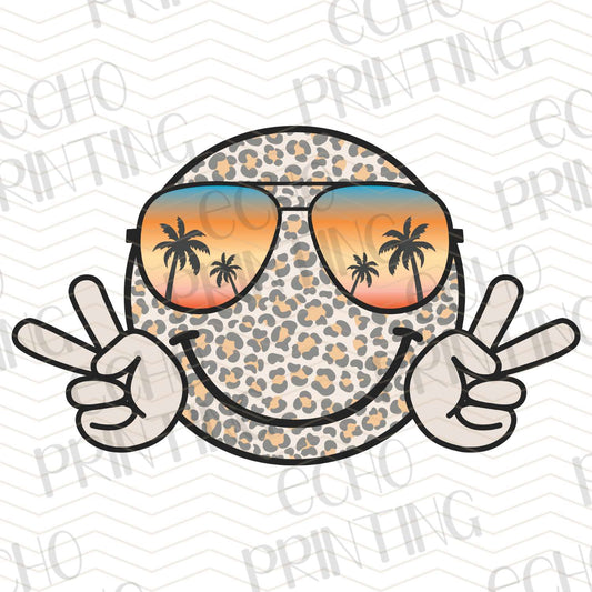 COGR 35 - PEACE HANDS LEOPARD SMILEY