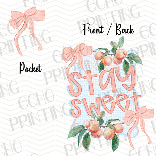 COGR 39 - STAY SWEET | POCKET & BACK SOLD SEPERATELY