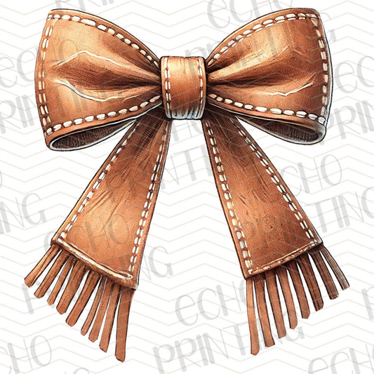 COGR 42 - RUSTIC LEATHER LOOK BOW
