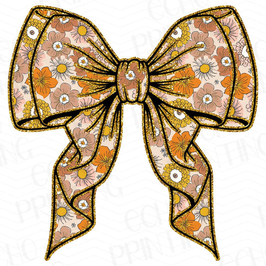 COGR 4 - GOLD GLITTER BOW