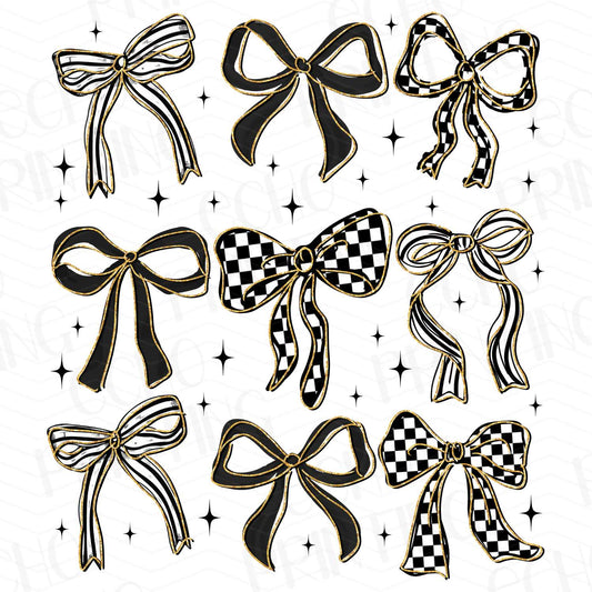 COGR 6 - CUTE BLACK BOWS SET