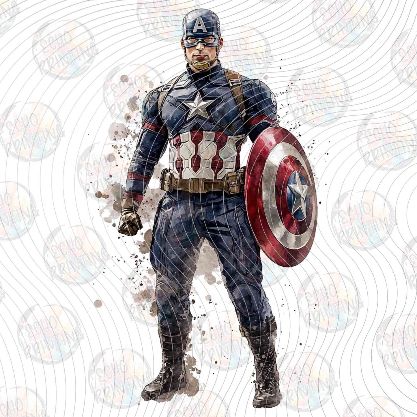 CPTAMR 13 - HERO WITH SHIELD STAND