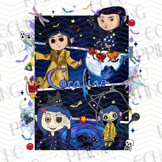 CRLN 7 – BUTTON DOLL STARS COLLAGE