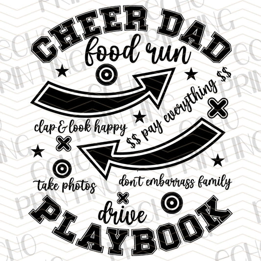 DCNG 40 - CHEER DAD PLAYBOOK BLACK