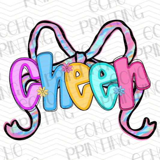DCNG 47 - COLORFUL SCRIPT CHEER WITH RIBBON