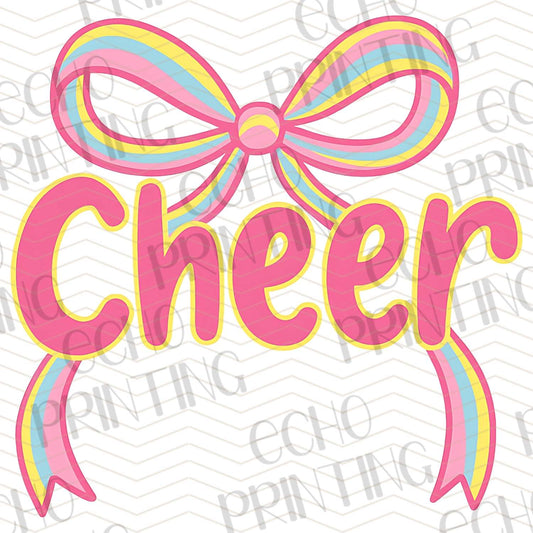 DCNG 6 - PINK BOW PASTEL LETTER CHEER