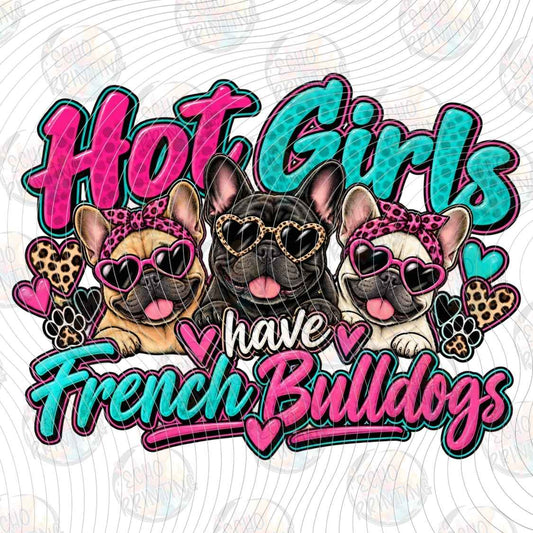 DGBSF 182 - FRENCH BULLDOG HOT GIRLS