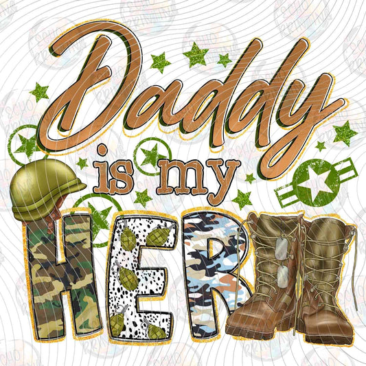 DGU 383 - DADDY IS MY HERO GREEN