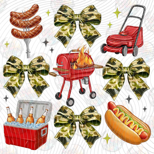 DGU 385 - GRILL FOOD PATTERN