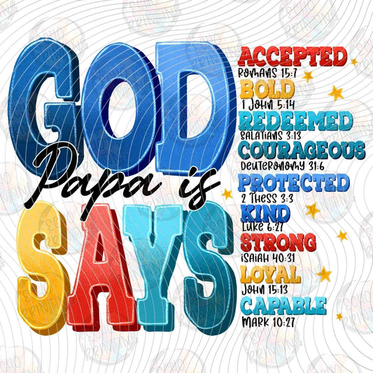 DGU 391 - GOD PAPA SAYS