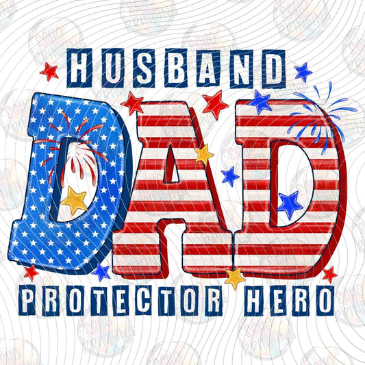 DGU 394 - HUSBAND DAD PROTECTOR HERO