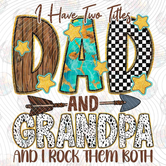 DGU 398 - DAD AND GRANDPA ROCK HERO