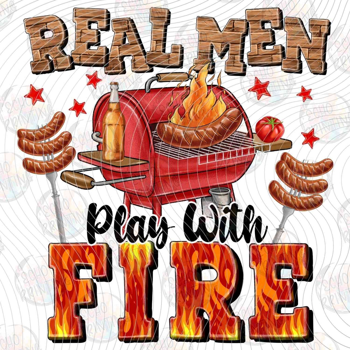 DGU 410 - REAL MEN PLAY WITH FIRE BBQ