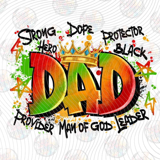 DGU 412 - COLORFUL GRAFFITI DAD