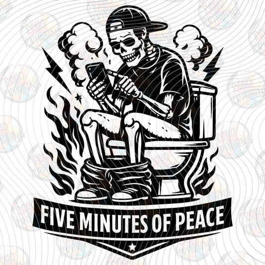 DGU 421 - FIVE MINUTES OF PEACE SKELETON