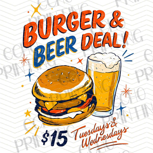 DNKG 155 - BURGER AND BEER DEAL